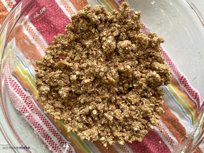 peach crisp topping