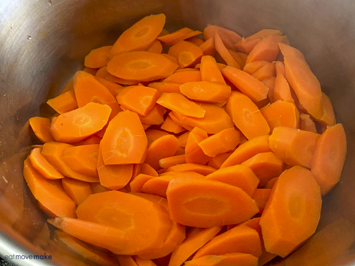 cooked carrots
