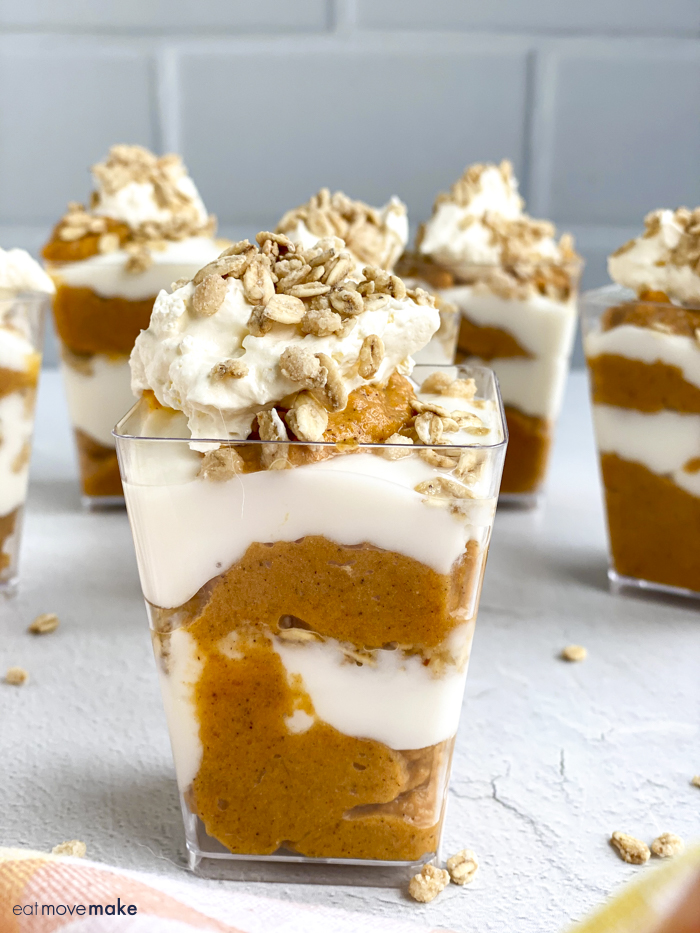 mini pumpkin parfaits