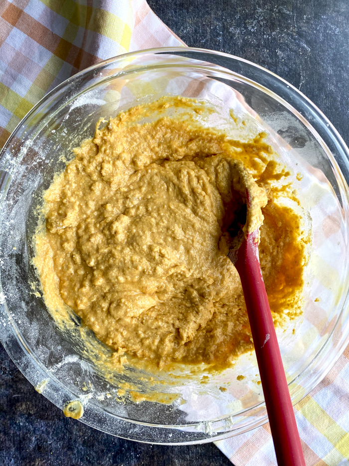 pumpkin cornbread batter