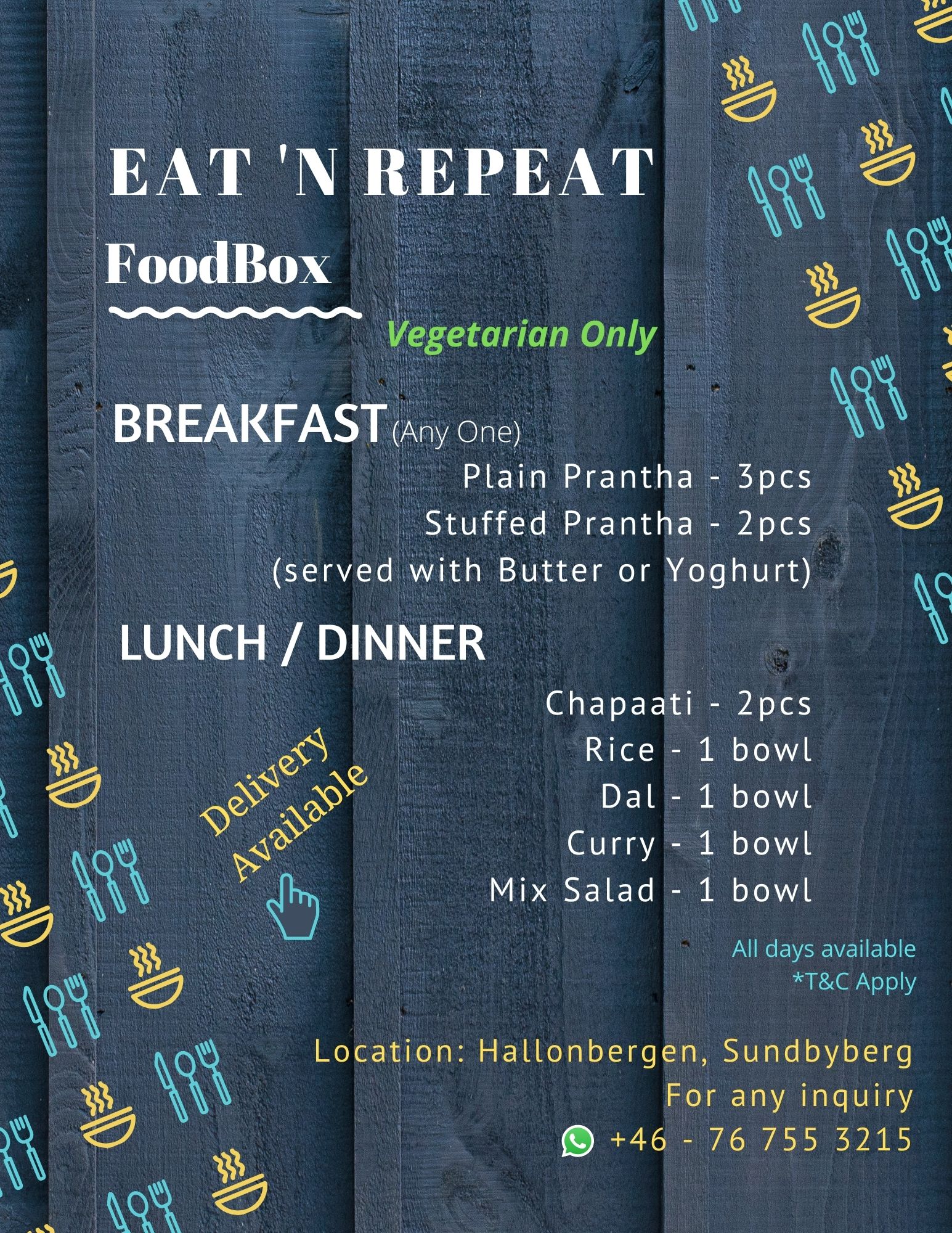 Eat 'N Repeat Foodbox Home made food to your home!