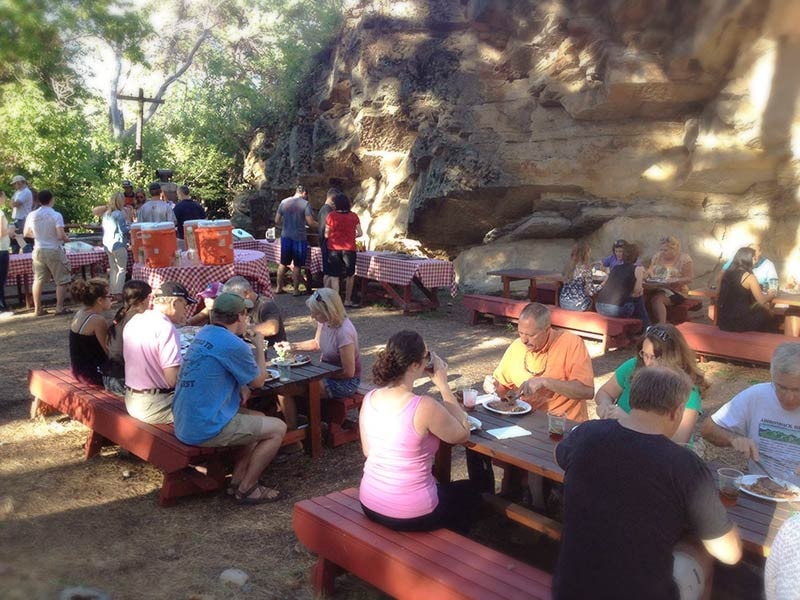 A Wyoming all inclusive vacation includes great food at Eatons'