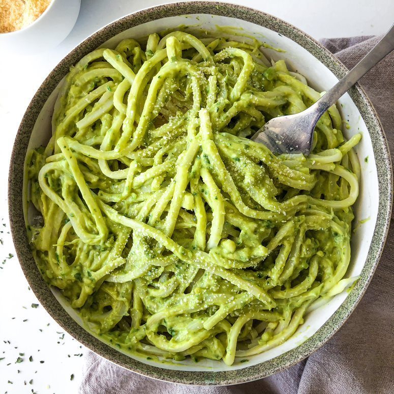 Avocado pasta sauce Palmini Recipe