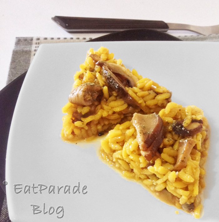 Risotto porcini e zafferano EatParadeBlog