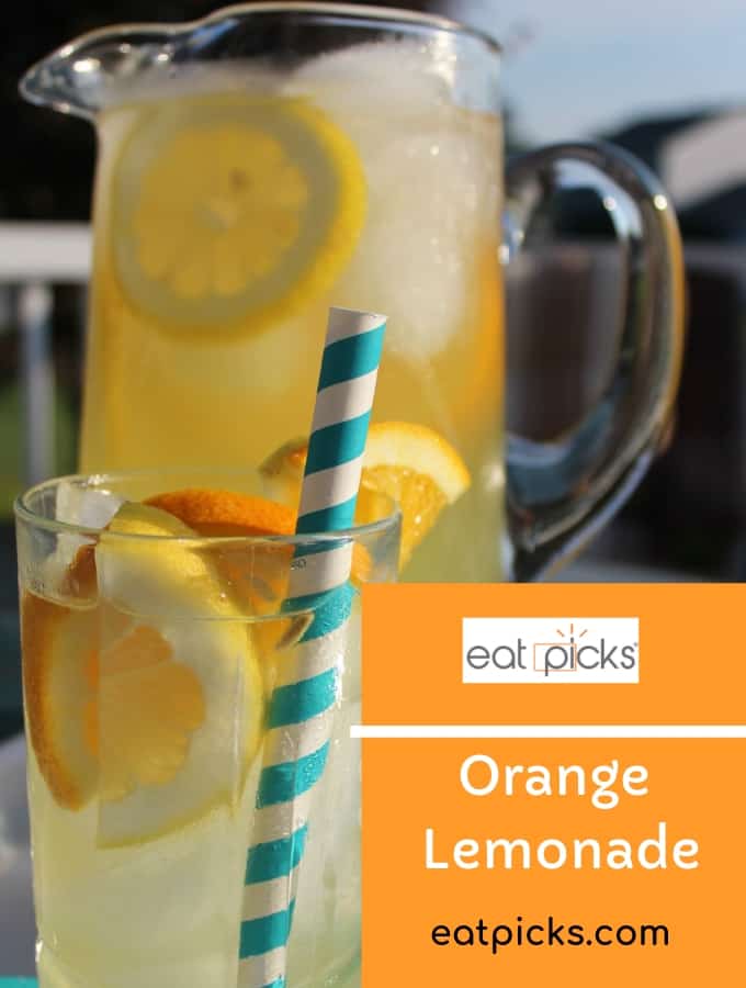 Homemade Orange Lemonade Eat Picks
