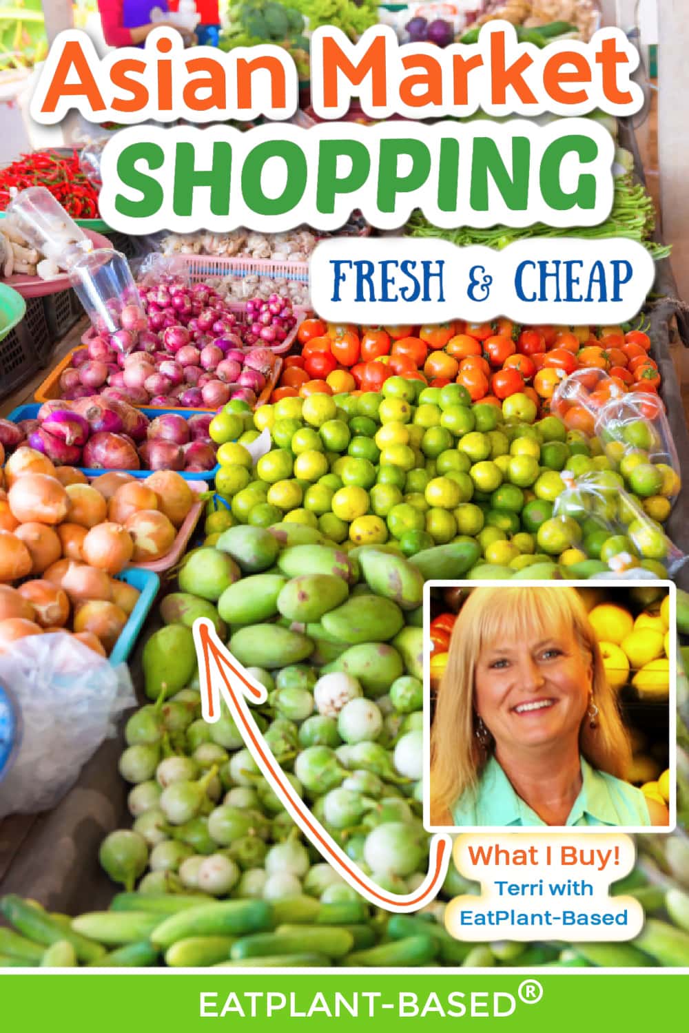 Asian Food Market Shopping EatPlantBased