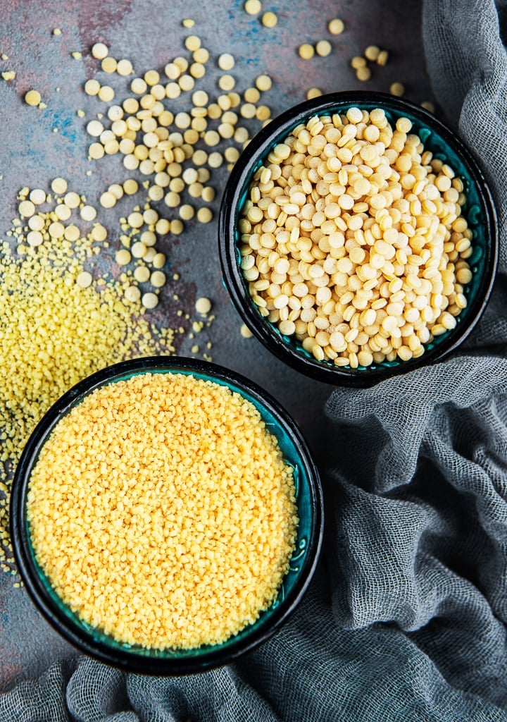 Israeli Couscous Salad with Cinnamon Ginger EatPlantBased