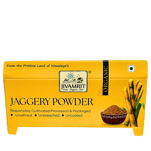 Jaggery Powder Sachet Box (5 gm Each Sachet) in Salt, Sugar & Jaggery
