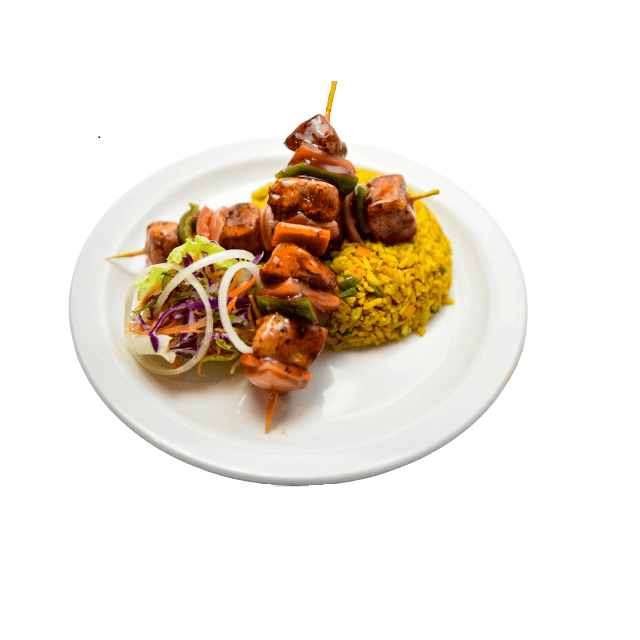 Chicken Kebabs & Fried Rice Gateway Stream Eats Online Food