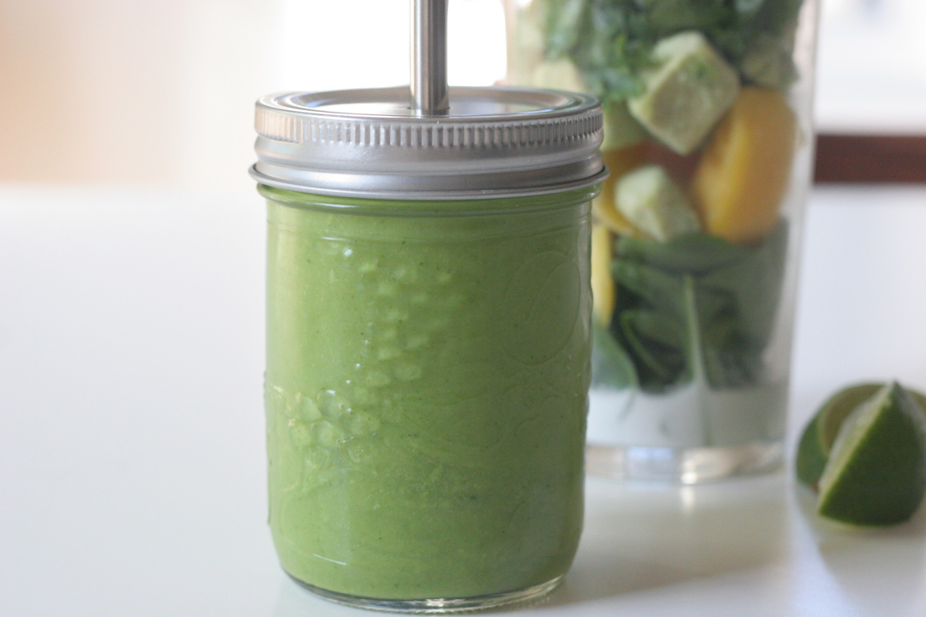Tropical Green Smoothie Eats by April