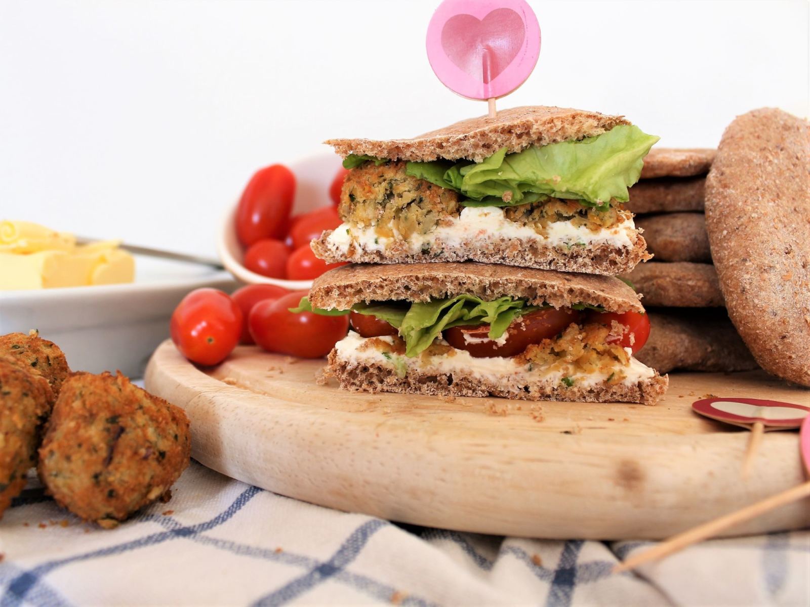 Homemade vegan sandwich thins Eat Scrumptious