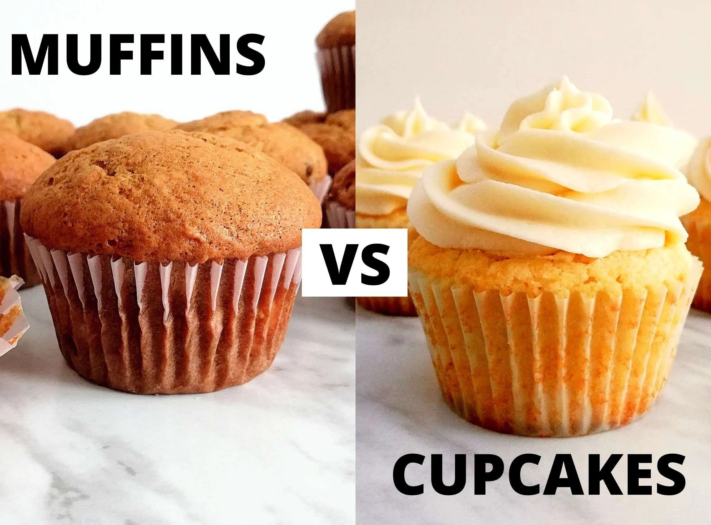 What's the difference between muffins and cupcakes? Eats Delightful