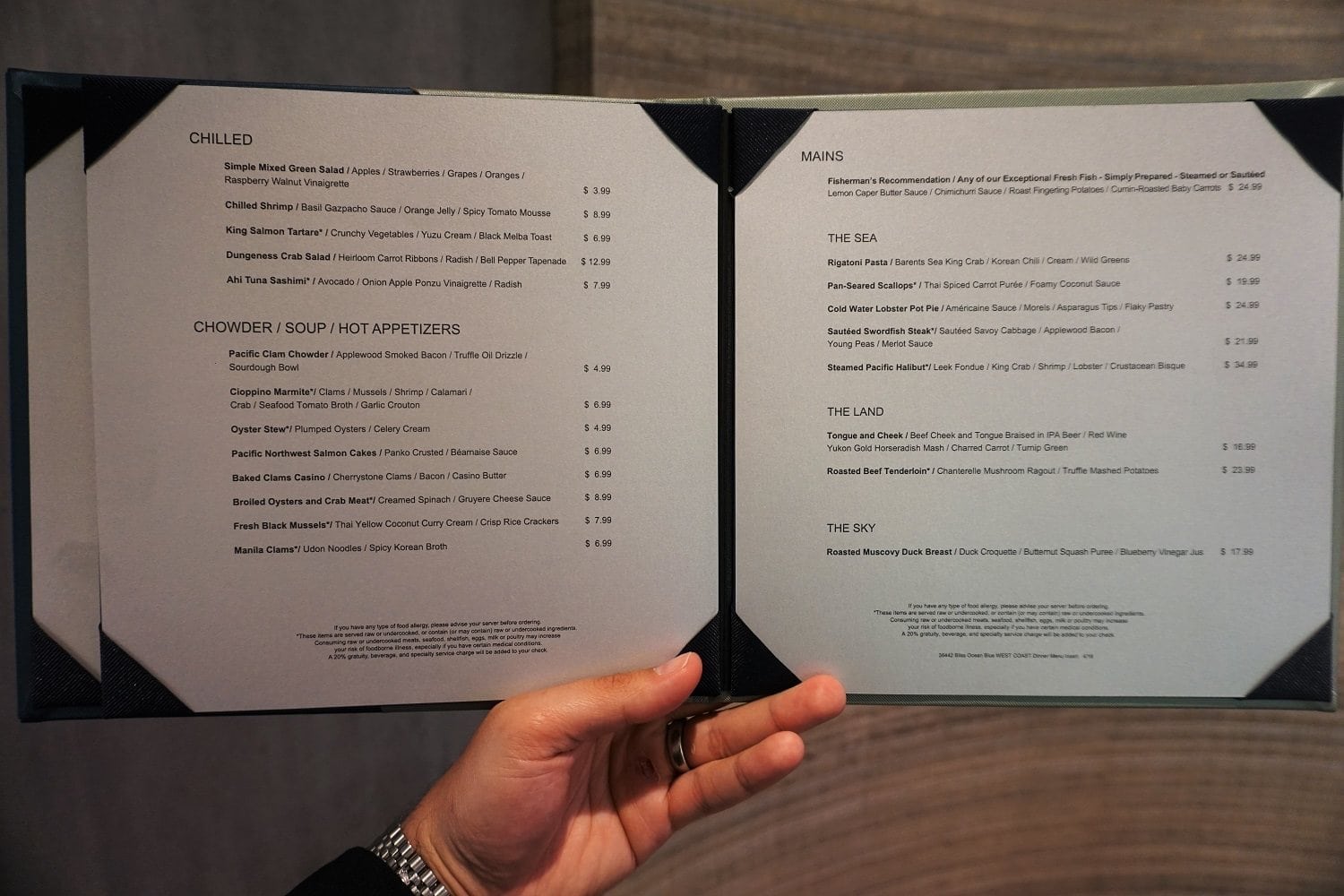 Norwegian Bliss Restaurant Menus and Guide