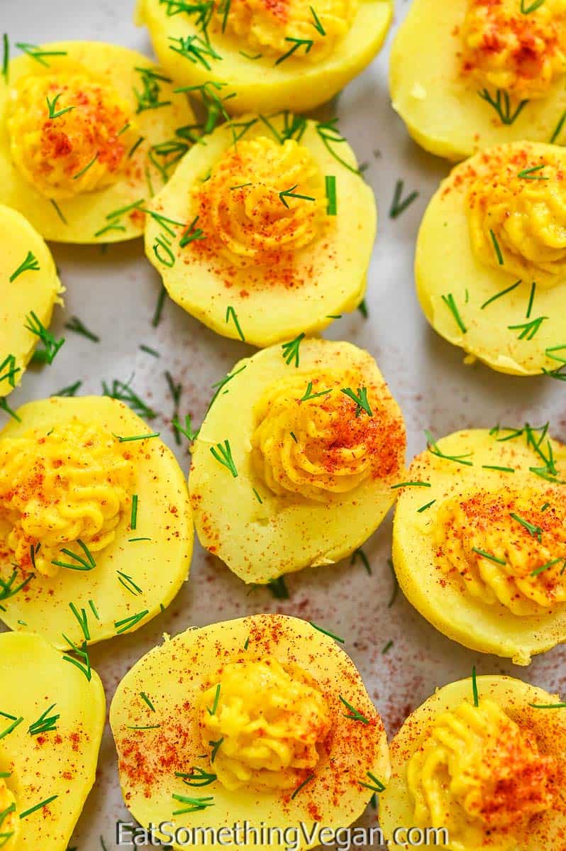 Vegan Deviled Eggs Eat Something Vegan