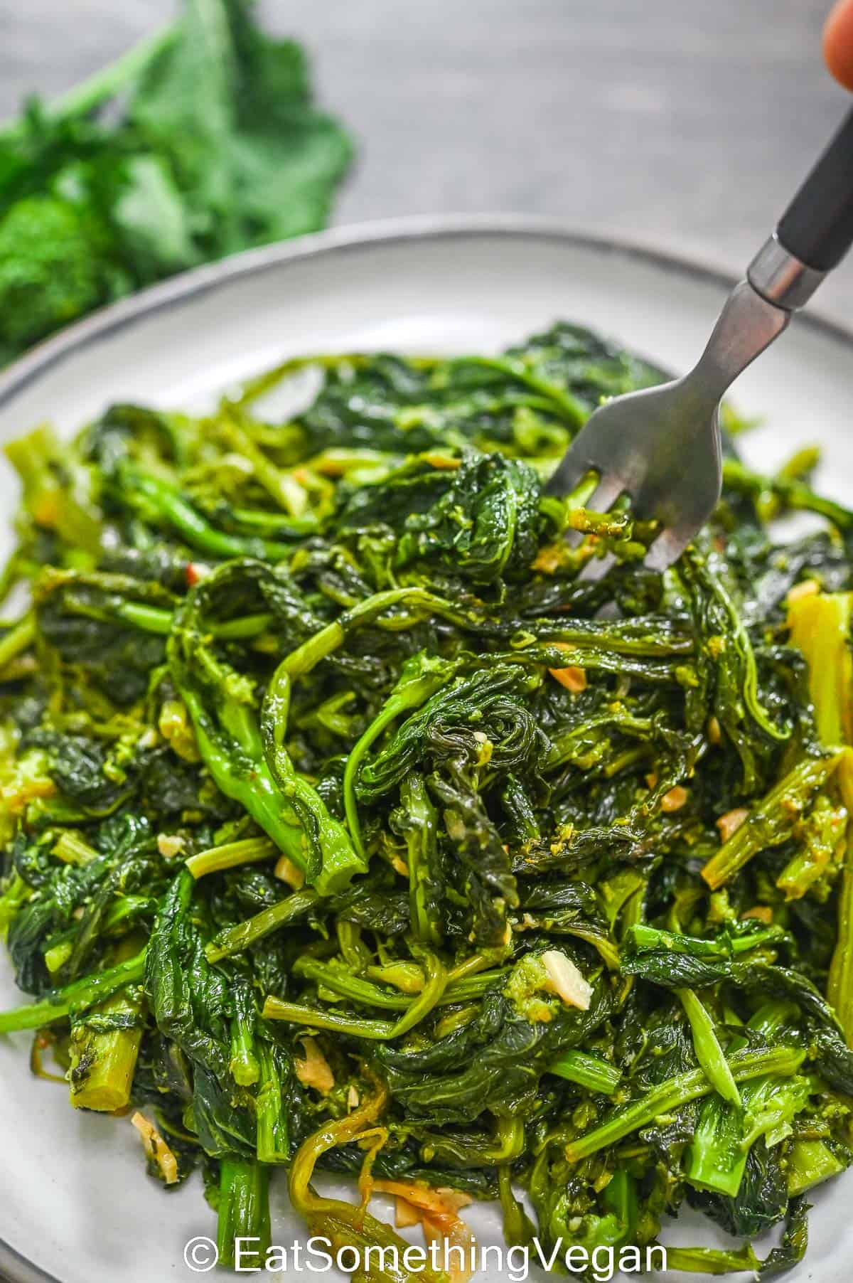Broccoli Rabe with Garlic Eat Something Vegan