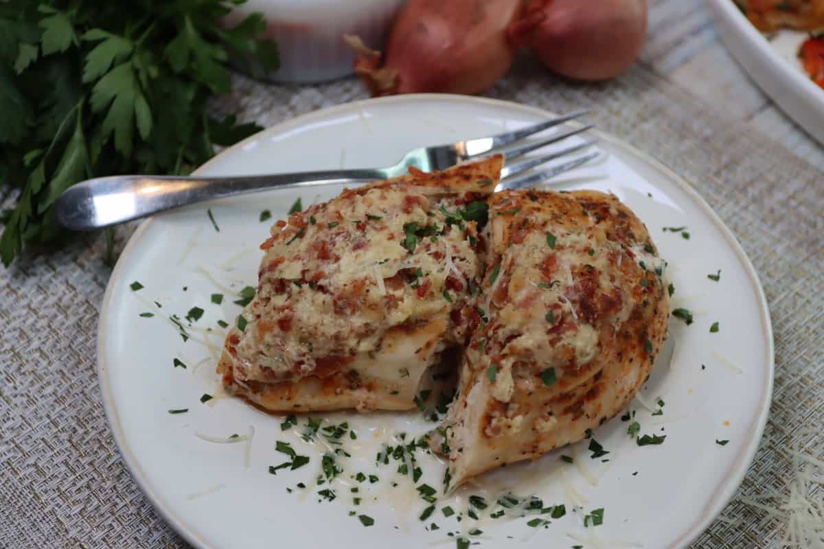 Bacon Ricotta Stuffed Chicken Eat the Bite
