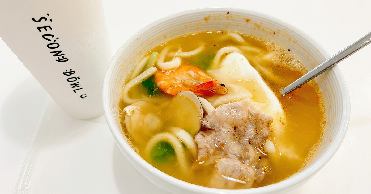 台南鍋燒意麵｜整體氛圍帶點清新感，Second bowl 第二碗鍋燒販賣所 ，平價的消費也有網美等級的美食餐廳！