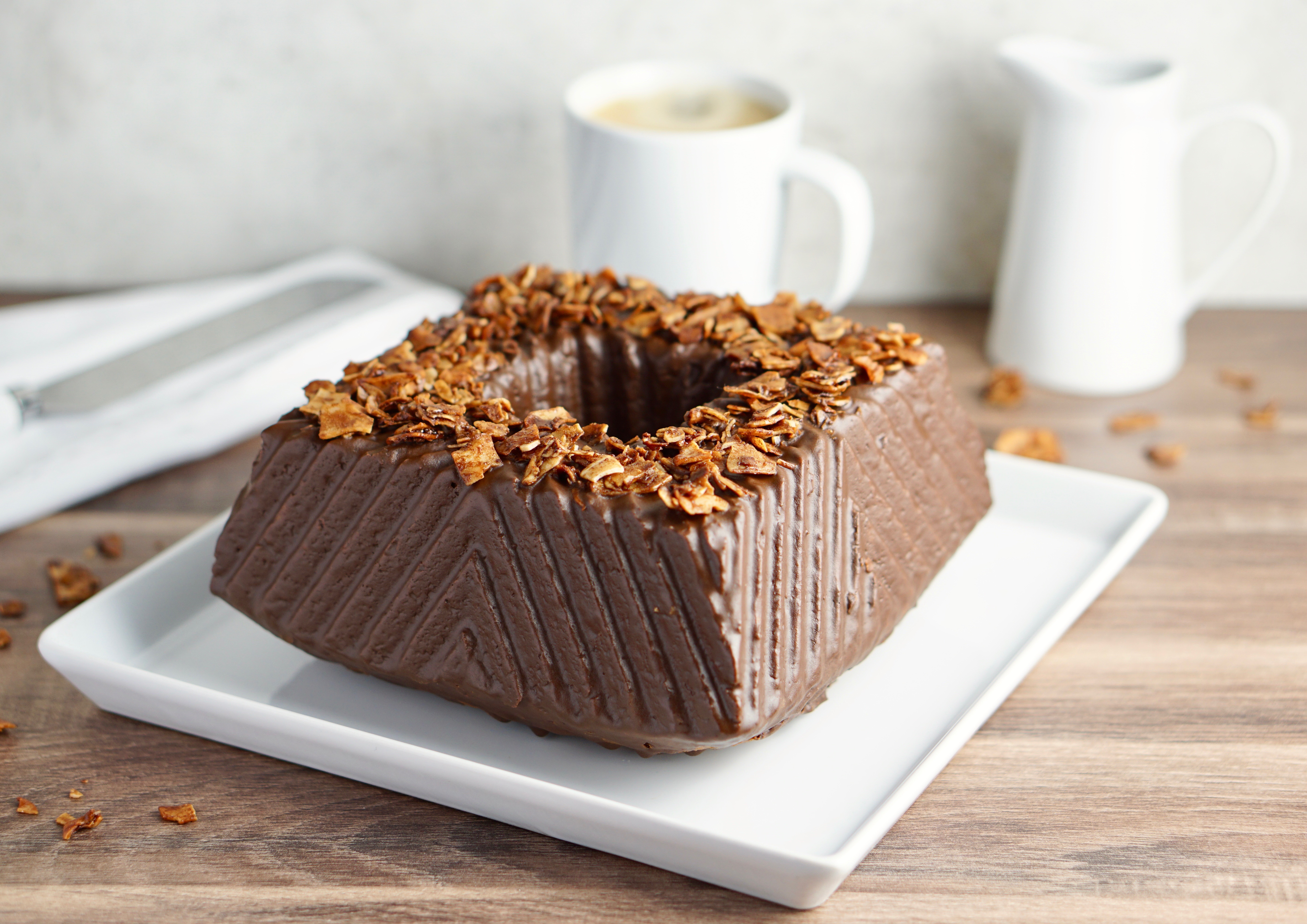 saftiger veganer Schokoladenkuchen, einfach und schnell