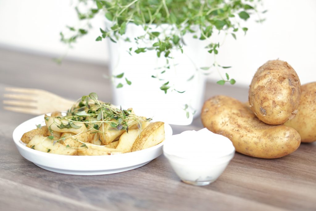 KartoffelWedges / veganlaktosefreiglutenfreihistaminarmfruktosearm