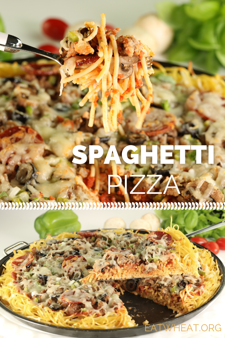 Supreme Spaghetti Pizza Eat Wheat