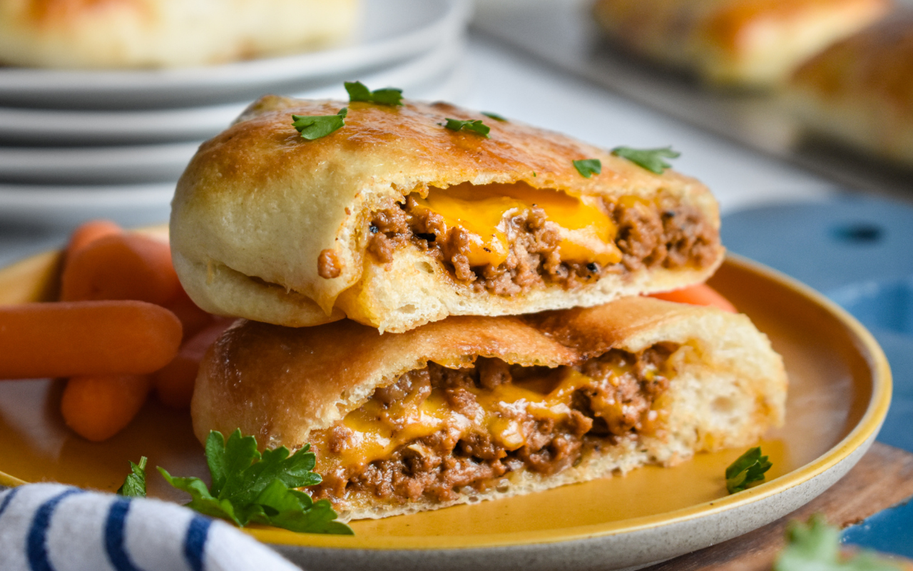 Cheeseburger Pockets Eat Wheat