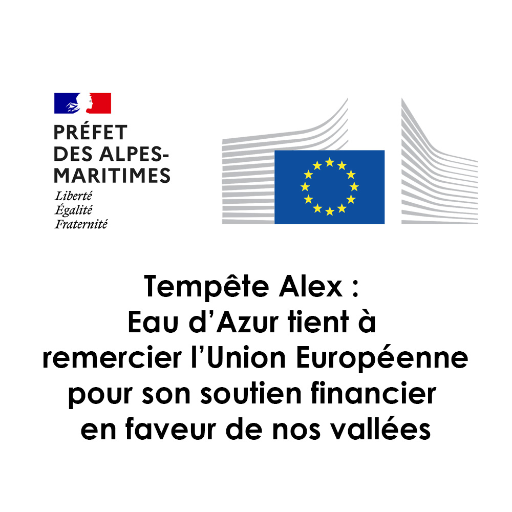 La reconstruction des réseaux d'eau potable suite à la tempête Alex