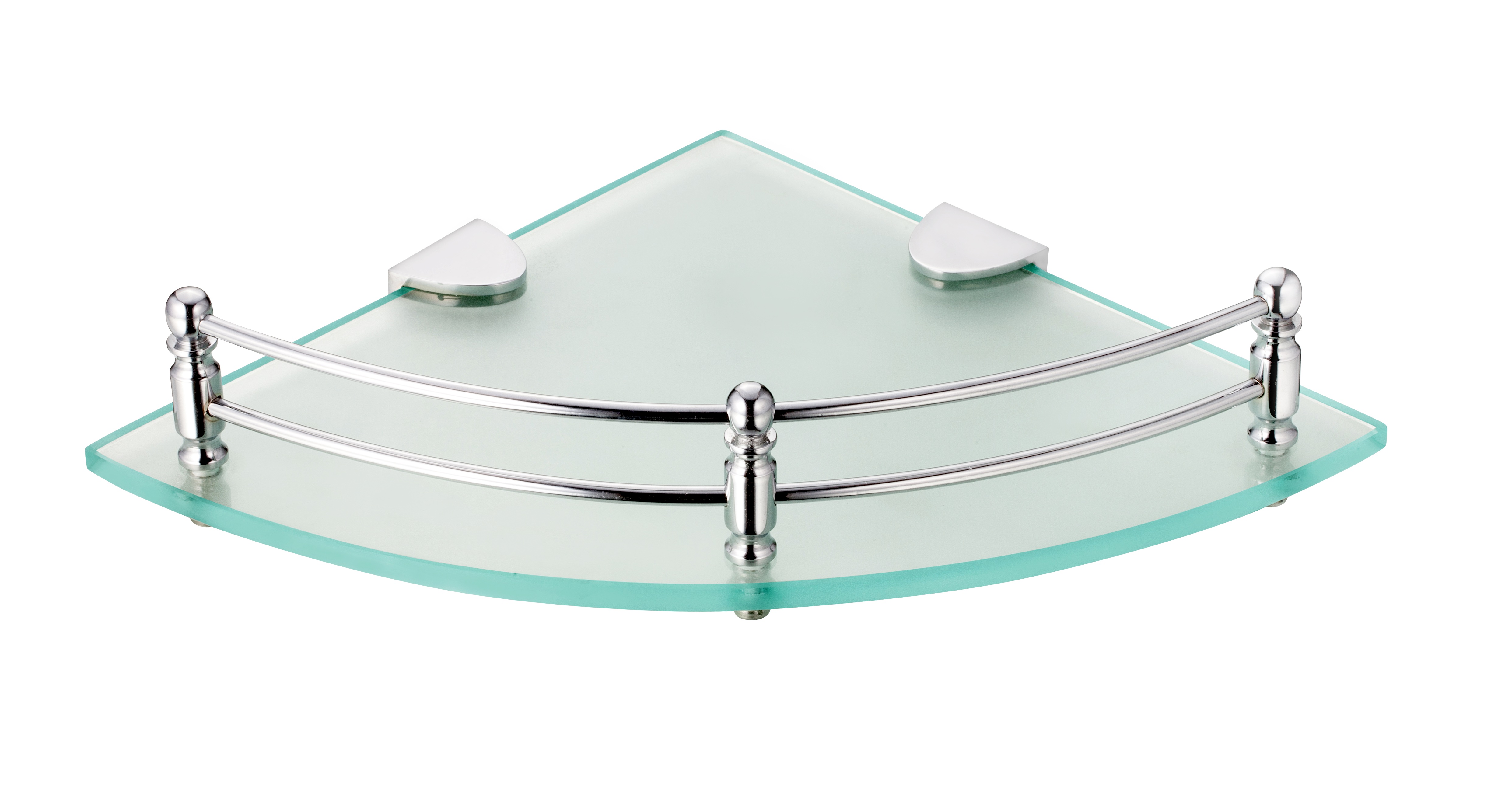 Corner Glass shelf 10 X 10 EausetLuxury Faucets