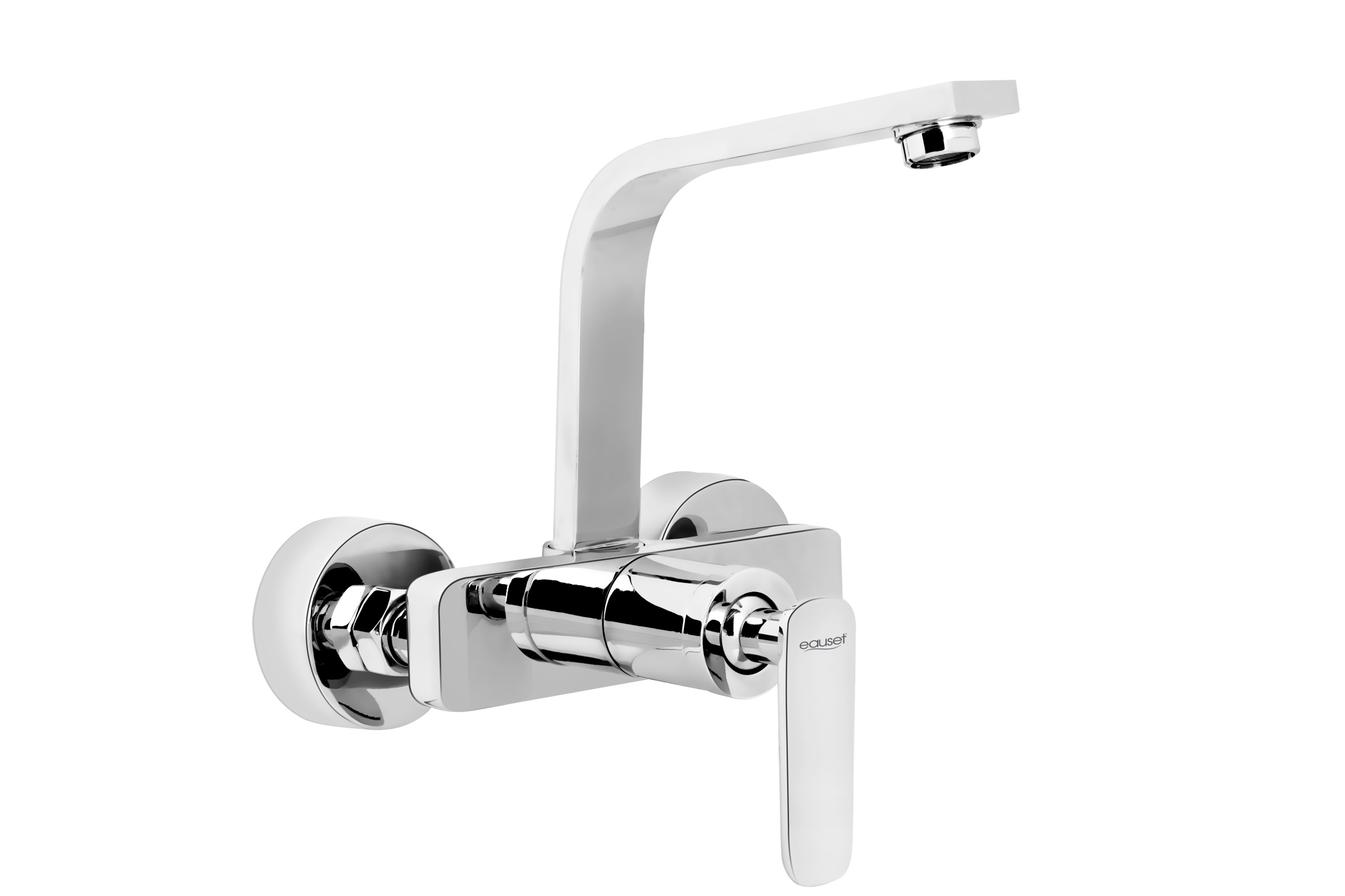 Wall Mounted S/L Sink Mixer Swinging Spout EausetLuxury Faucets