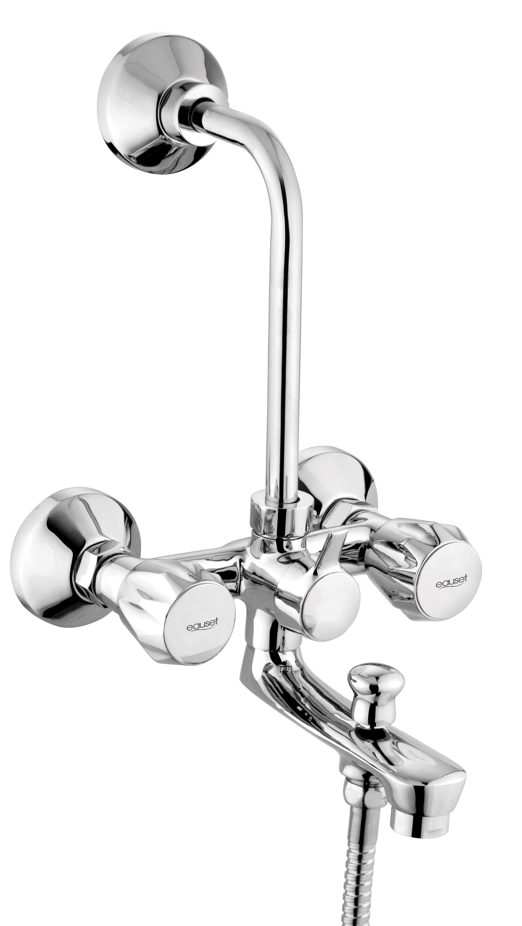 Bath & Shower Mixer 3 In 1 with L Bend and Provision for Hand Shower