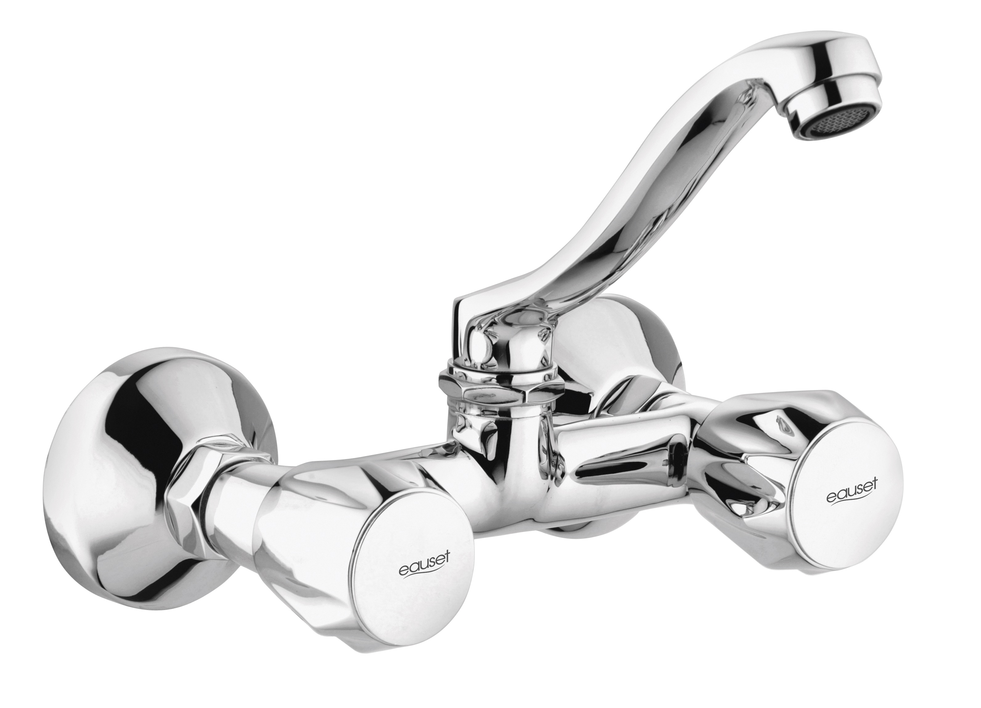 Sink Mixer with Swinging Spout Wall Mounted EausetLuxury Faucets