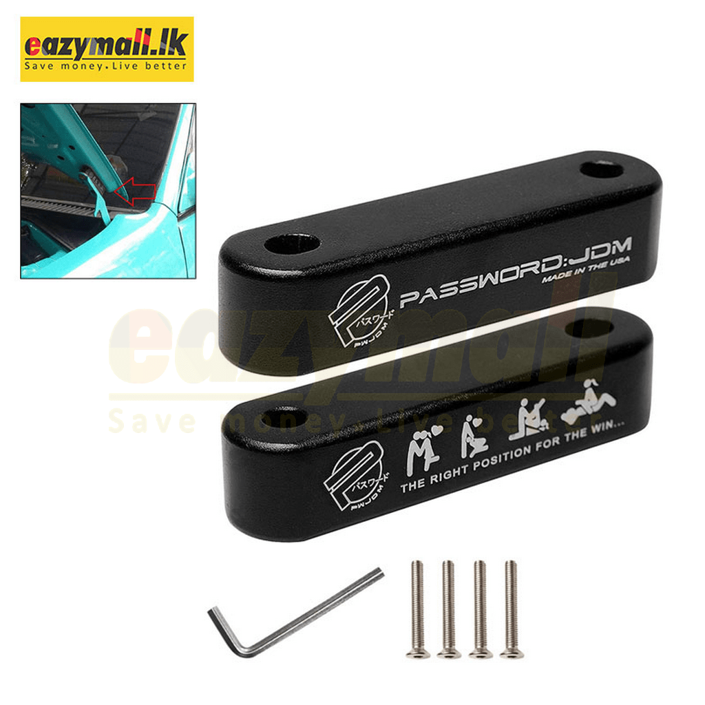 Hood Spacer JDMBlack Eazymall