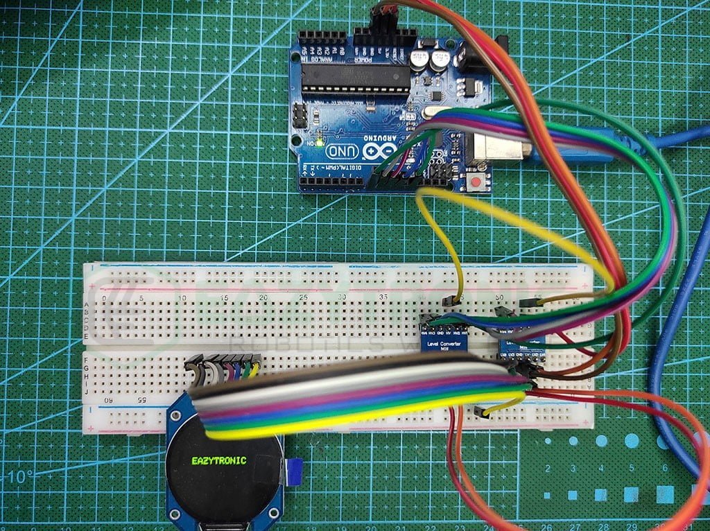 GC9A01 with Arduino Round display EazyTronic