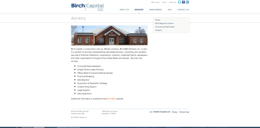 Birch Maryland GP LLC Regional Center Regional Center