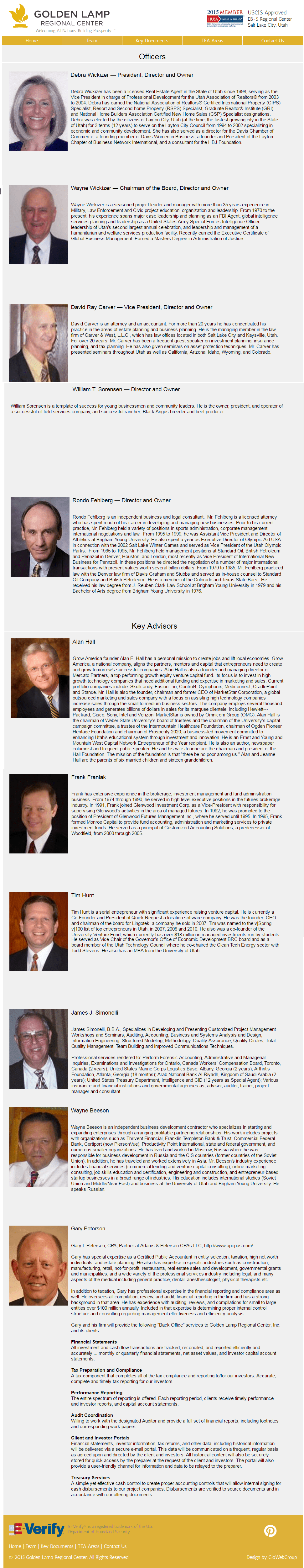 Golden Lamp Regional Center, Inc. (former name Utah High Country