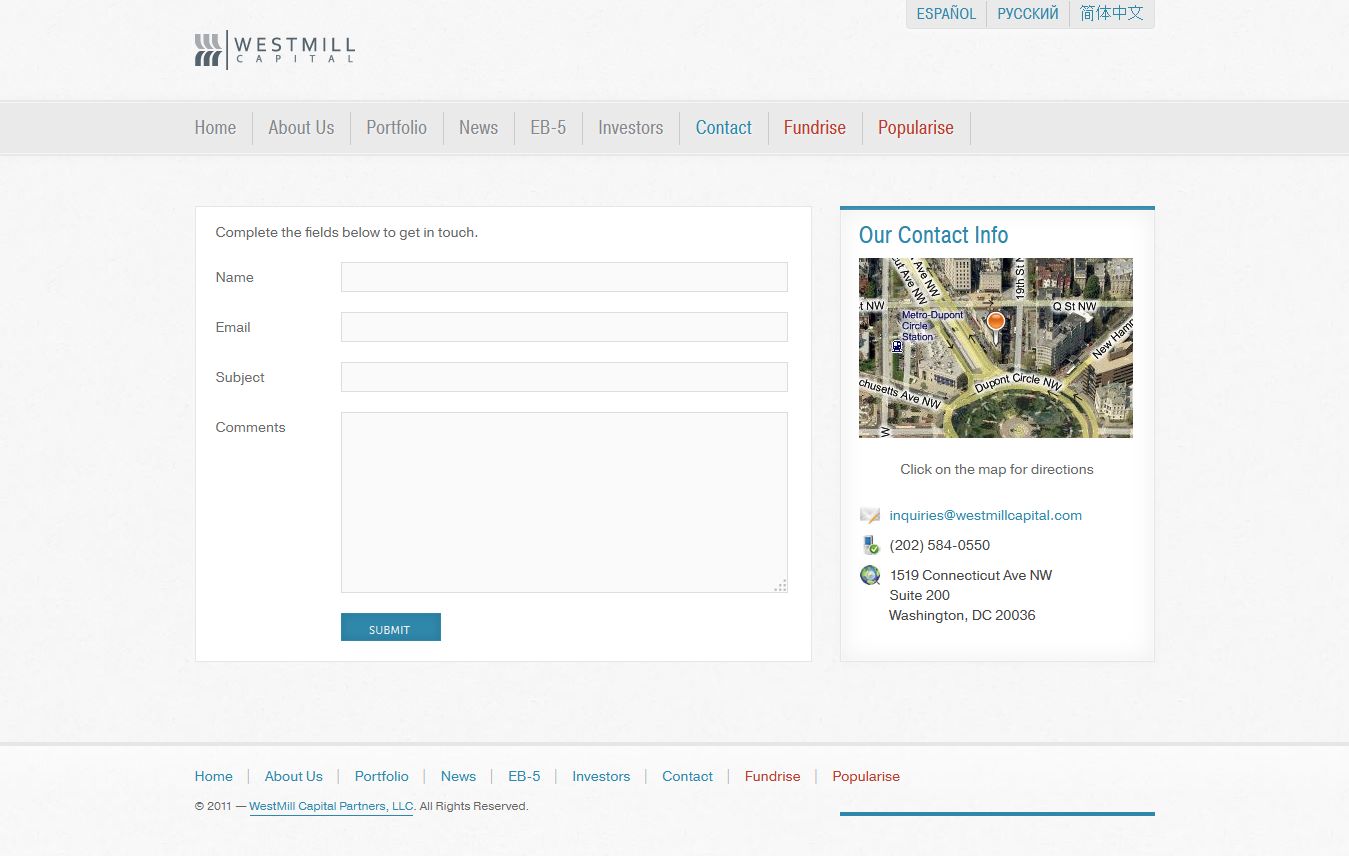 WestMill Capital Regional Center