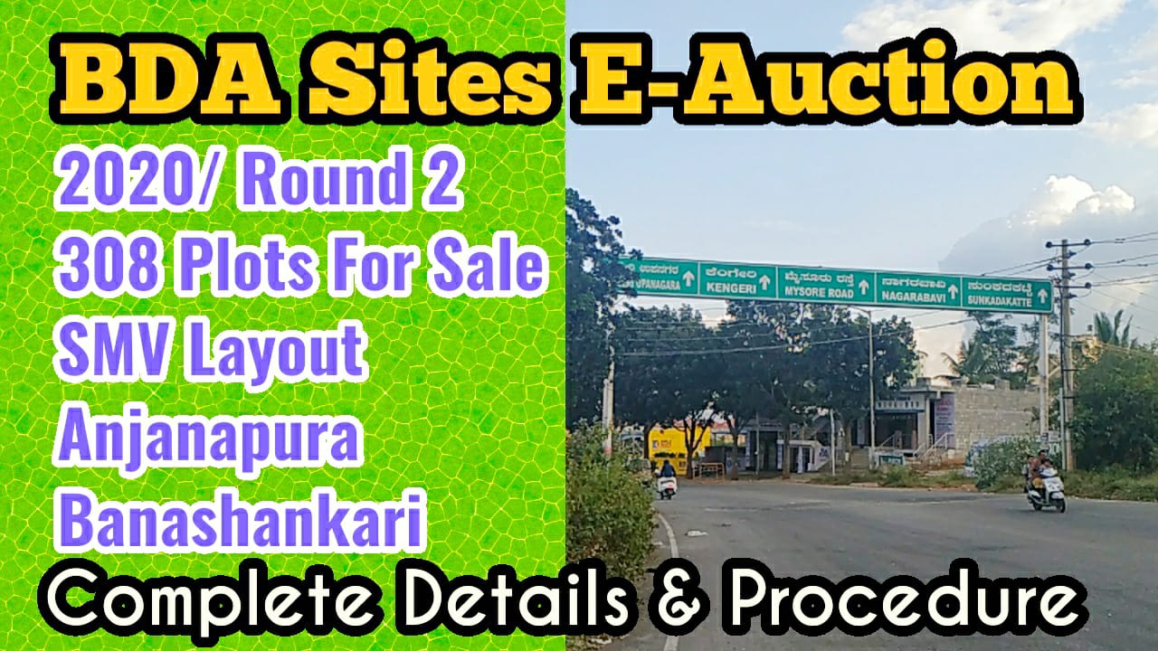 BDA 2nd EAuction 2020 Residential & Commercial Sites 308 For Sale in