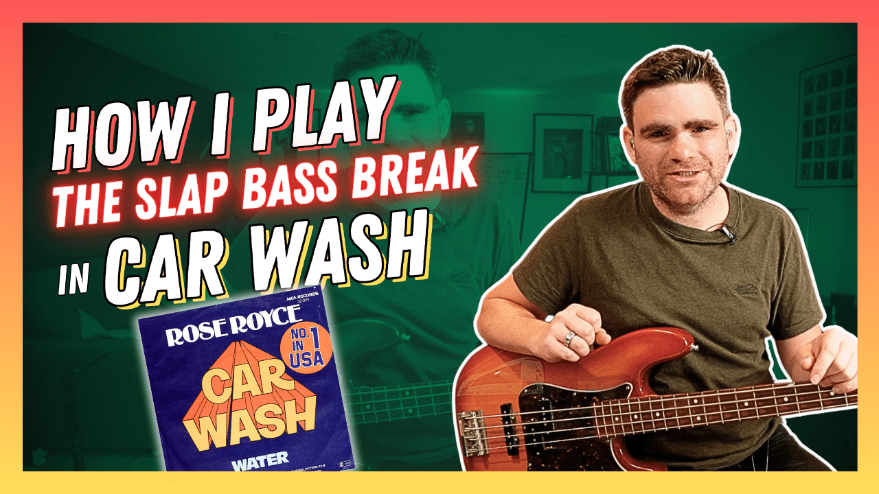 YT338 How I Play The Legendary Slap Break In "Car Wash" by Rose Royce
