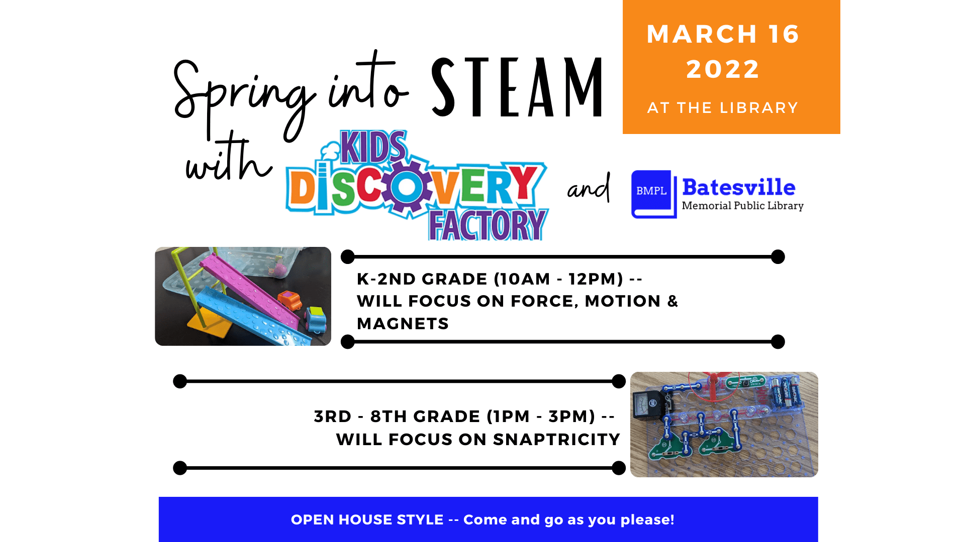 SpringIntoSTEAM_TV_MARCH 2022 Batesville Memorial Public Library