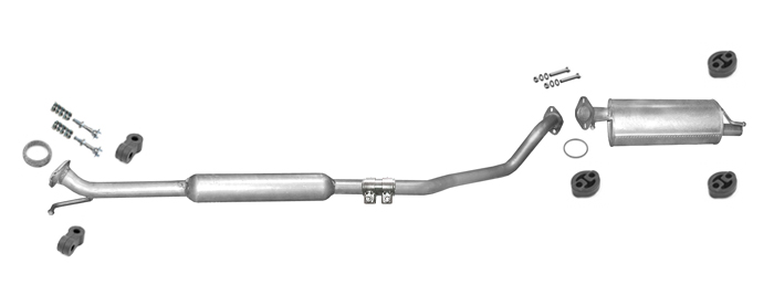 Silencer Exhaust System for Suzuki Swift 1.3 1.5 16V 1.3 TD Hatchback