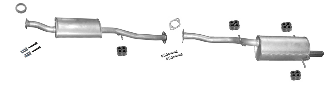 SUBARU FORESTER 2.0 and 2.5 AWD Exhaust Silencer Y75 | eBay