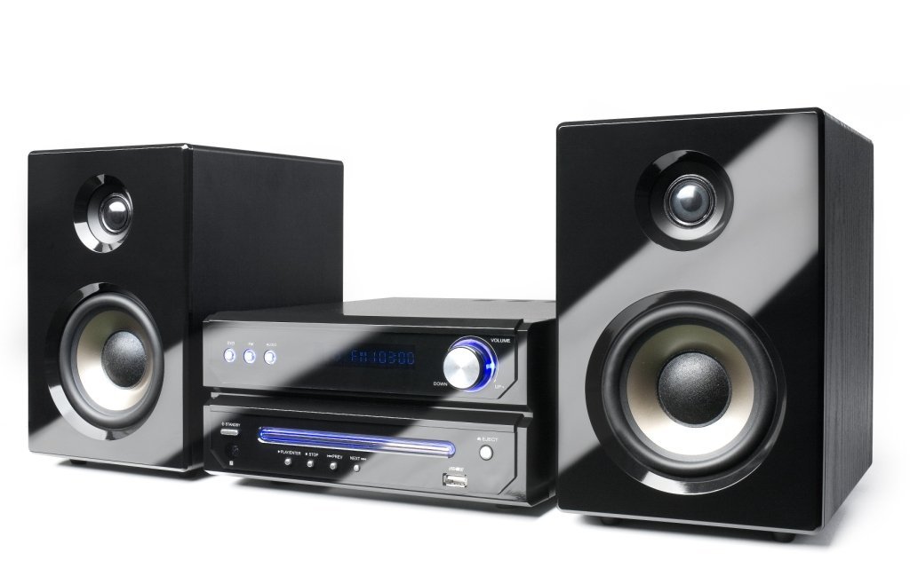 DUAL MS 110 MINI MICRO HIFI KOMPAKTANLAGE HEIMKINO USB CD DVD PLAYER