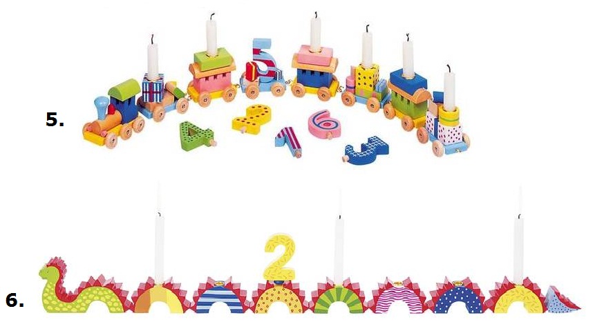 Goki Geburtstagszug Kindergeburtstag Holzzug Geburtstag Deko Kerzen eBay