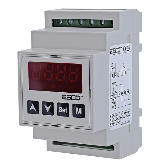 TEMPERATURREGLER DIN Hutschiene Digital Thermostat fühler 150°C 20A