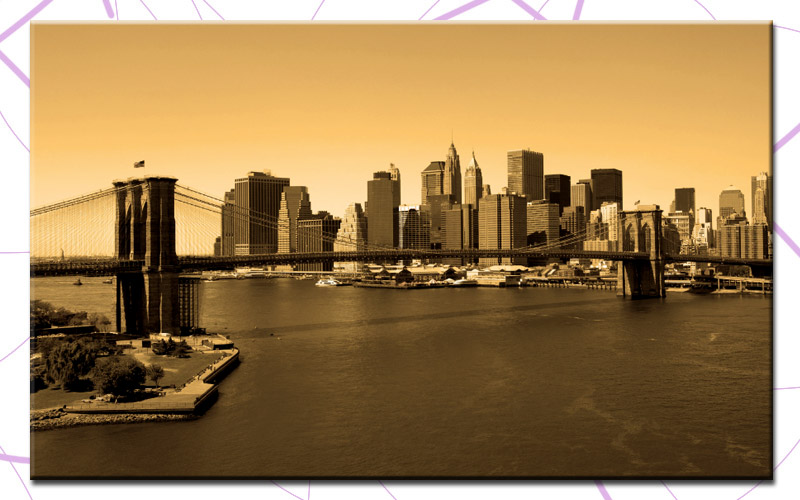 NEW YORK CITY 100x60cm BILD USA STADT LEINWAND A00409 eBay