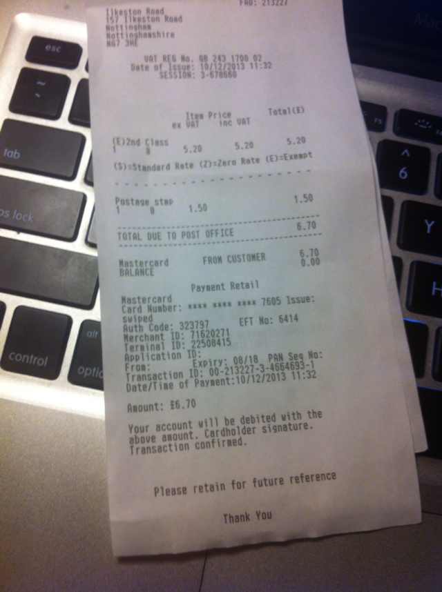 There is no tracking number on my post office rece... The eBay Community