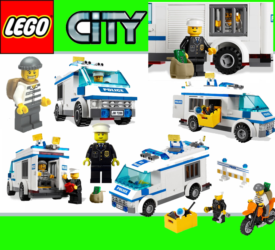NEU LEGO CITY 7286 Gefangenentransporter Prisoner Transport Police BINSB OVP NEU 5702014724051