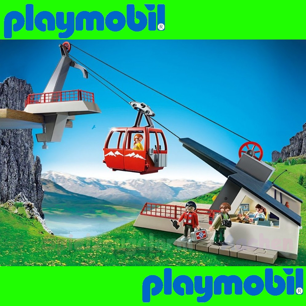 PLAYMOBIL 5426 Seilbahn mit Bergstation Alpine Cable Car Teleférico de