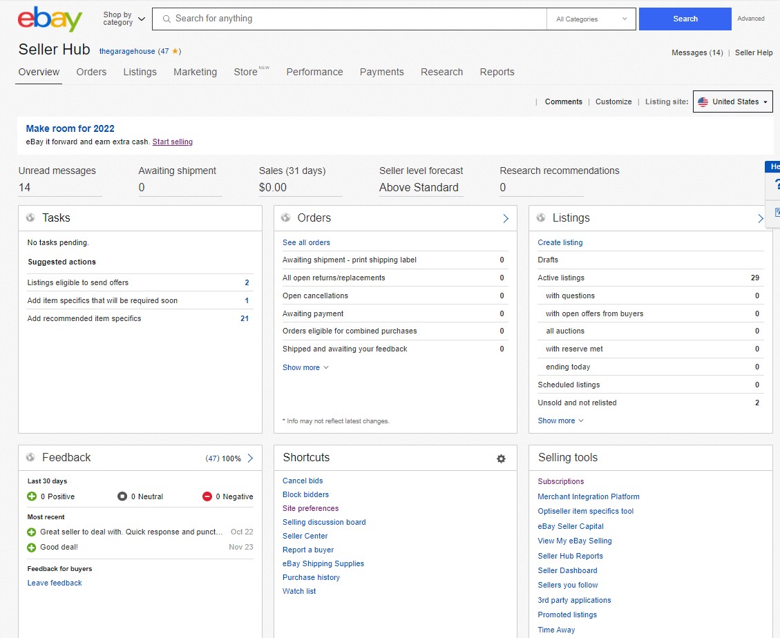 eBay Seller Hub Overview eBay’s New Business Seller Program