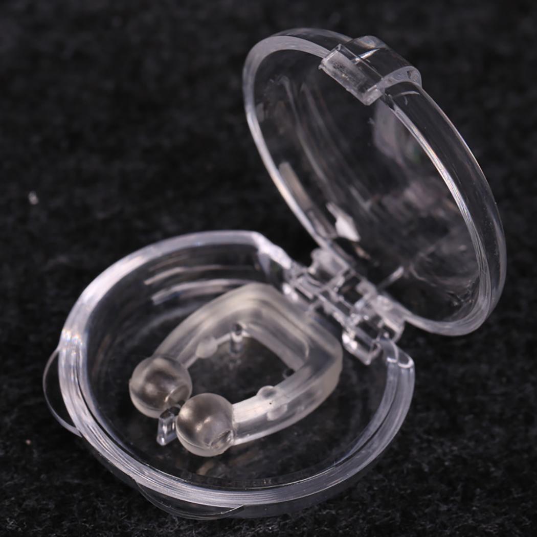 Anti Snore Silicone Nose Clip Stop Snoring Apnea Aid Device