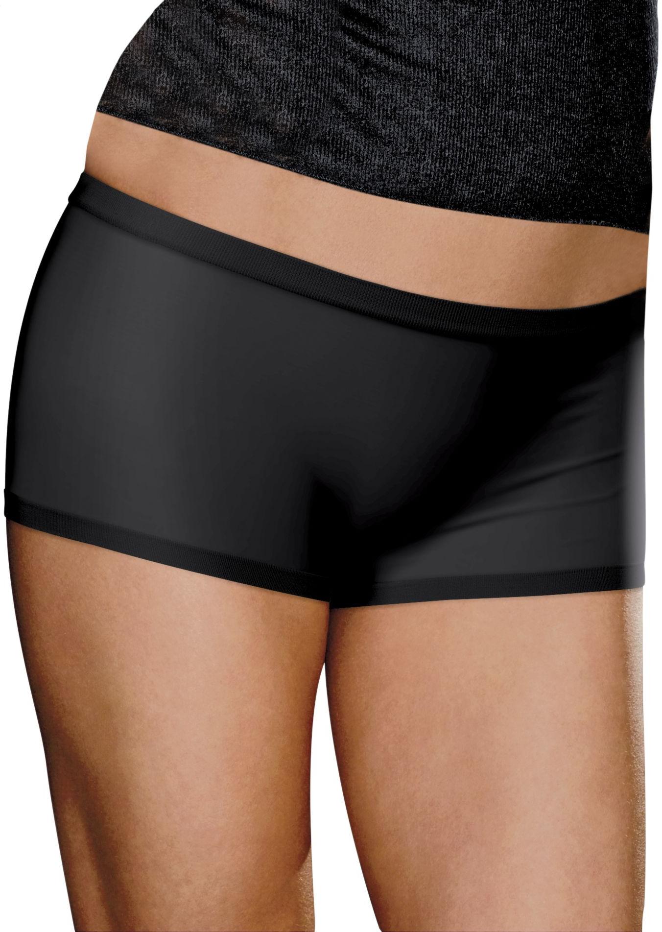 HANES Body Creations Seamless Boy Short Panties 3 Pairs 49SBAS